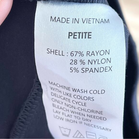 Quince Ponte Bootcut Pants Navy Blue Women’s size SP - Picture 4 of 5